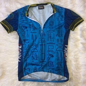 unique blue biking shirt